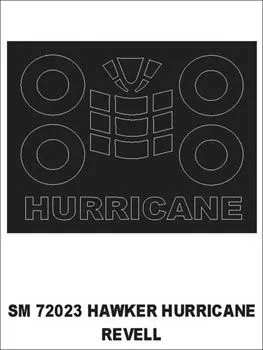 Hawker Hurricane mask for Revell 1:72