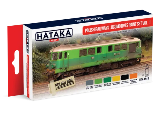 Polish Railways locomotives paint set vol. 1