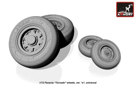 Panavia Tornado wheels, version a Dunlop 1:72