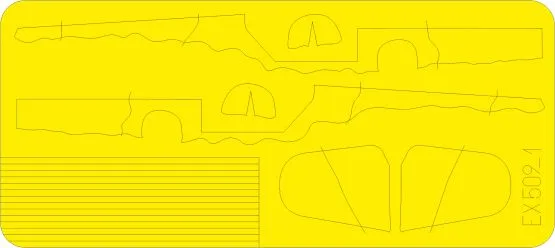 Bf 109G camo scheme mask - MTT 1:48