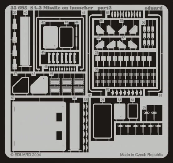 SA-2 Missile on launcher für trumpeter 1:35