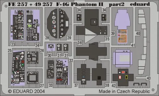 F-4G P.E. set for Hasegawa - Zoom 1:48