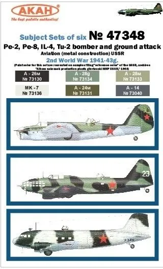 USSR Air Force - WW II Bomber 1941-1943