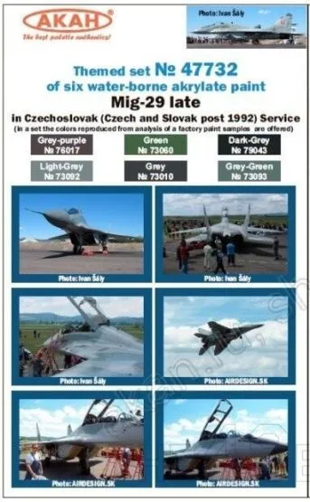 Czechoslovak Air Force - MiG-29 (late) post 1992 service