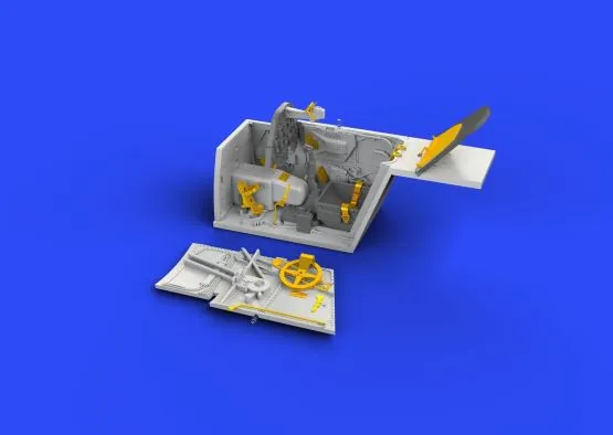 Bf 109G-5 cockpit for Eduard 1:48