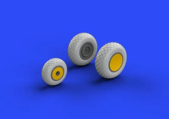 P-38 wheels for Academy 1:48