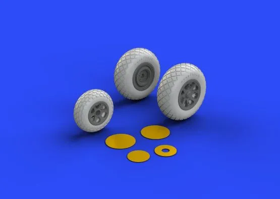 P-38 wheels für Academy 1:48