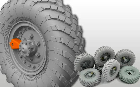 ZiL-157/ BTR-152 wheels 1:35