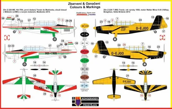 Zlin Z-226MS 1:72