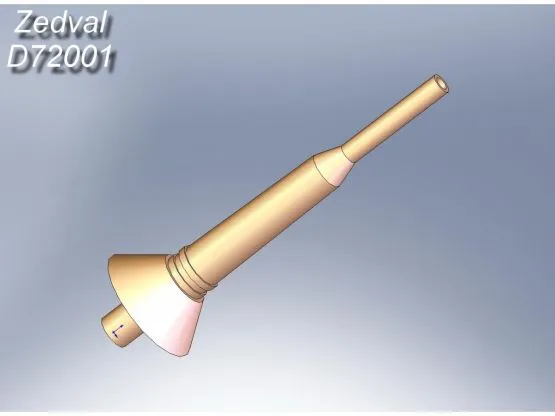 Antenna input for radio stations R-123 1:72