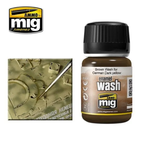 Brown Wash for German Dark Yellow Brown Wash for German Dark Yellow