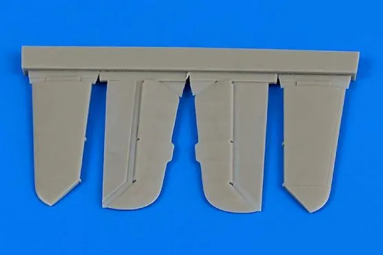 Bf 109F control surfaces for Zvezda 1:48