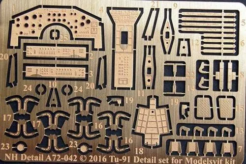 Tu-91 Detail Set for Modelsvit 1:72