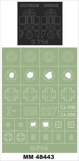 C-714 Maxi Mask für RS Model 1:48