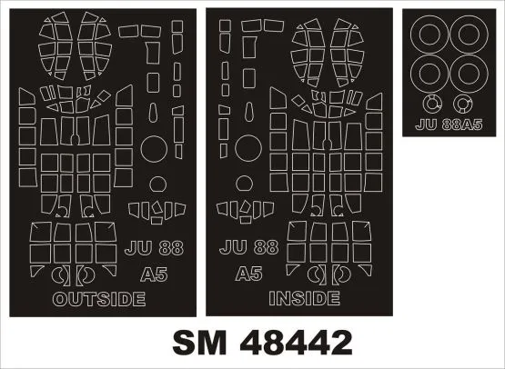Ju-88A-5 Mask for ICM 1:48