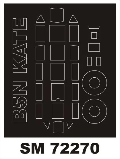 B5N Kate Mask for Airfix 1:72