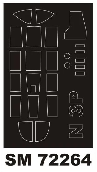 Northrop N-3PB Mask for Special Hobby 1:72