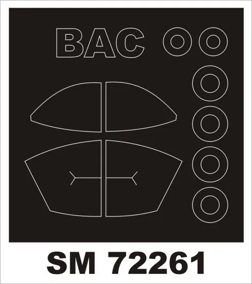 BAC Strikemaster Mask for Sword 1:72