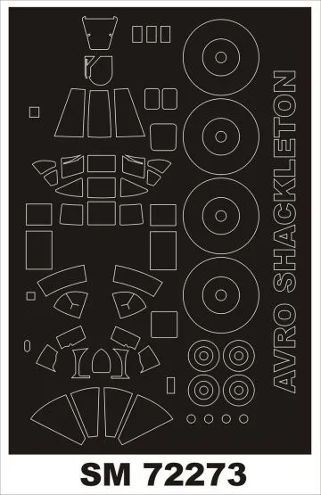 Avro Shackleton Mini Mask für Airfix 1:72