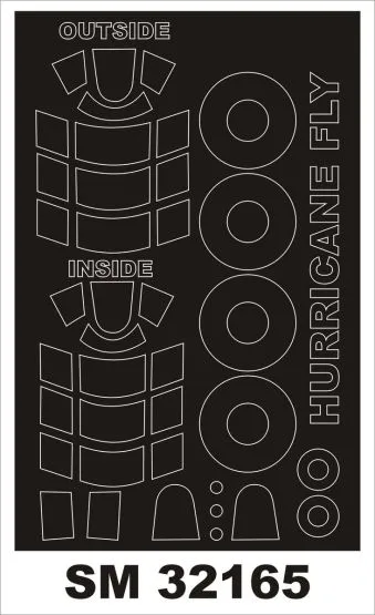 Hurricane Mk.IIc Mask for Fly 1:32