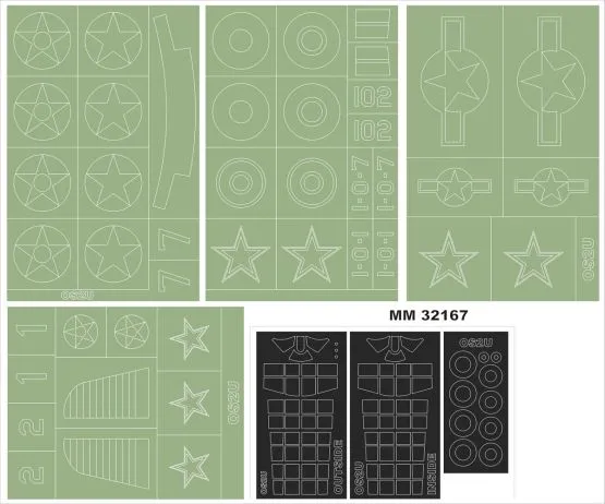 OS-2U Kingfisher Maxi Mask für Kittyhawk 1:32