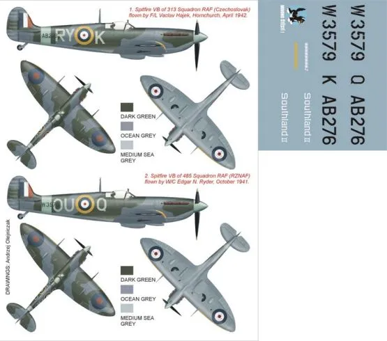 Spitfire Mk.Vb Super Mask für Hasegawa 1:32
