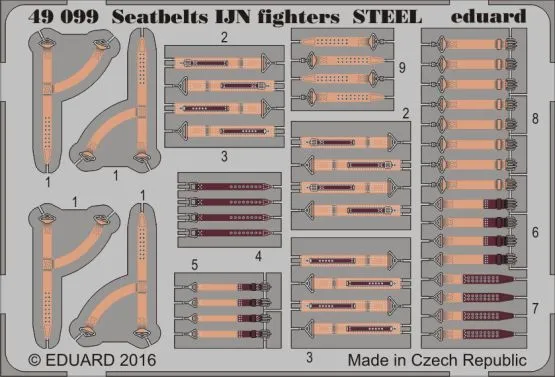 Seatbelts IJN fighters STEEL 1:48