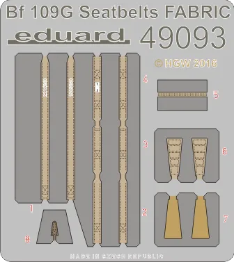 Bf 109G essential - BIG SIN set 1:48