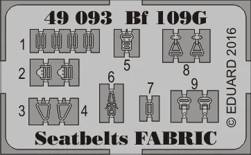 Bf 109G essential - BIG SIN set 1:48