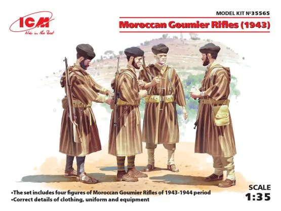 Moroccan Goumier Rifles 1943 1:35