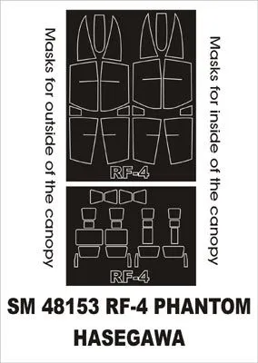 RF-4 Phantom mask für Hasegawa 1:48