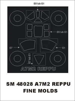 A7M2 Reppu mask für Fine Molds 1:48 A7M2 Reppu mask für Fine Molds 1:48