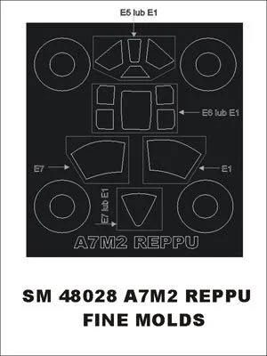 A7M2 Reppu mask for Fine Molds 1:48
