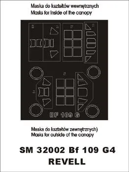 Bf 109G-4 mask for Revell 1:32