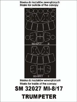 Mi-8/ Mi-17 mask for Trumpeter 1:35
