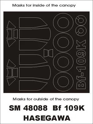 Bf 109K mask for Hasewafa 1:48