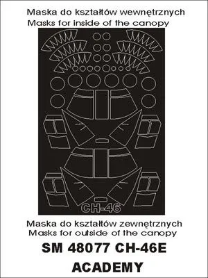 CH-46 mask für Academy 1:48