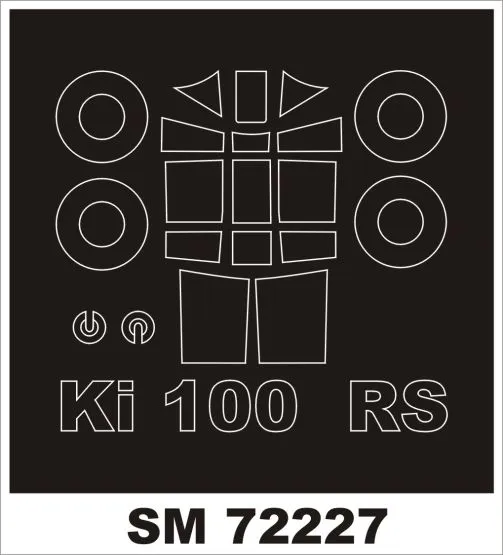 Ki-100 mask for RS Model 1:72