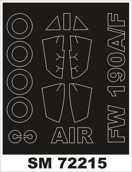 Fw 190A-F mask for Airfix 1:72