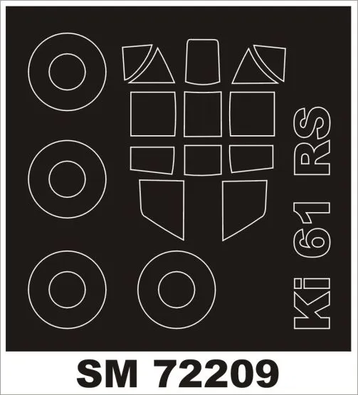 Ki-61-I Tei mask for RS Model 1:72