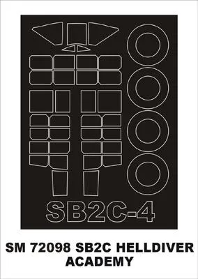 SB2C Helldiver mask for Academy 1:72