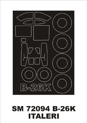B-26K mask for Italeri 1:72