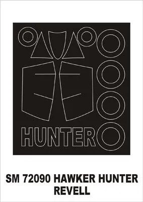 Hawker Hunter F.6 mask for Revell 1:72