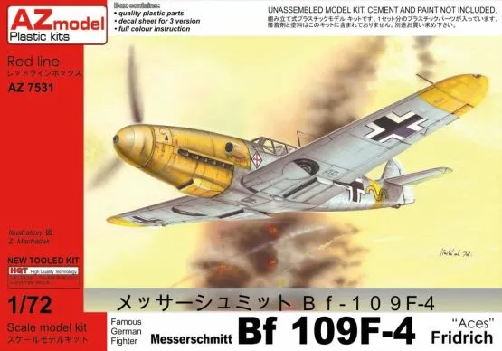 Bf 109F-4 Fridrich ACES 1:72