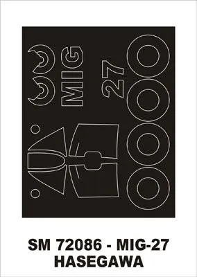 MiG-27 mask for Hasegawa 1:72