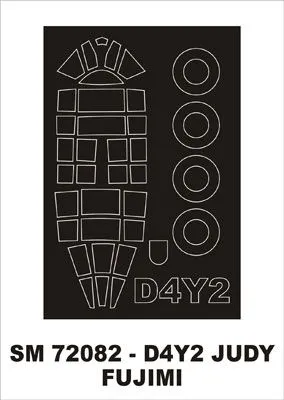 D4Y2 Judy mask für Fujimi 1:72
