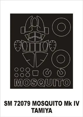 Mosquito Mk.IV mask for Tamiya 1:72