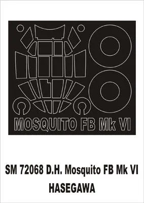 DH Mosquito FB.VI mask for Hasegawa 1:72