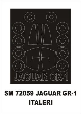 Jaguar GR 1 mask for Tamiya 1:72