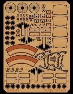 Tupolev Tu-154M P.E. for Zvezda 1:144 Tupolev Tu-154M P.E. for Zvezda 1:144